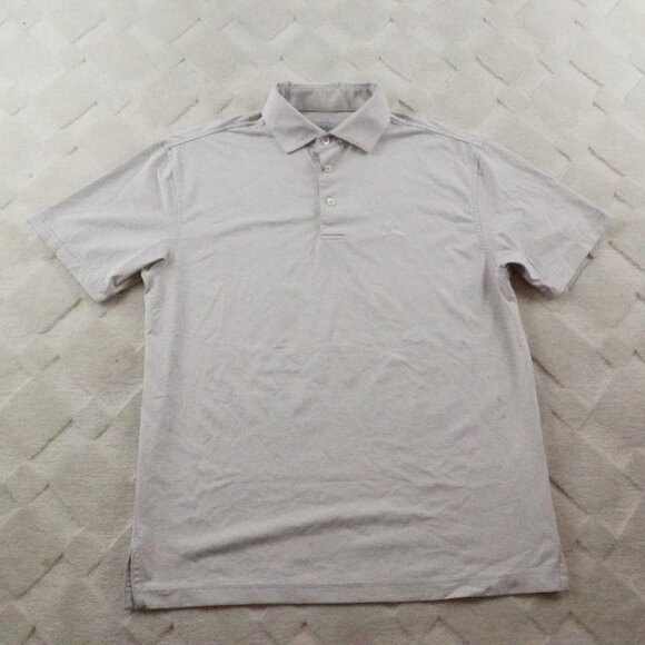Rhoback Polo Shirt Mens Small Striped Performance Golf Casual - Picture 2 of 10